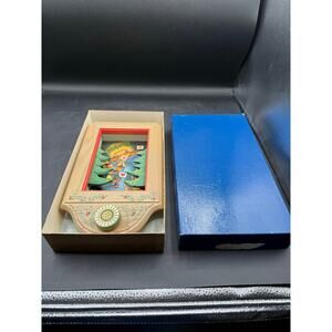 VTG ANRI Ferrandiz Wood Carved Musical Wall Plaque Thorens Switzerland